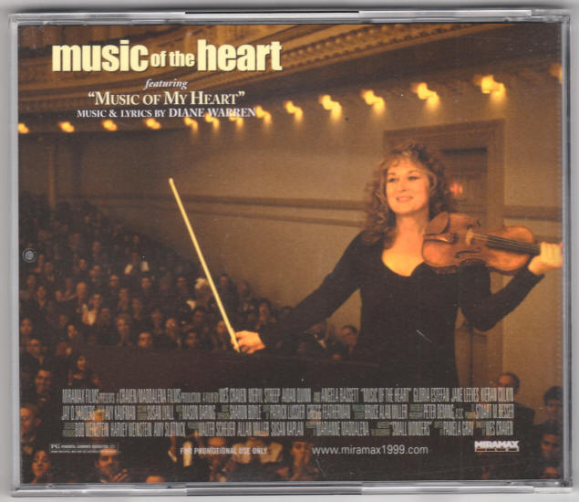 Music Of The Heart Promo CD Single