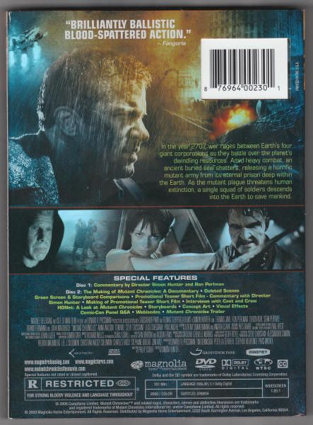 Mutant Chronicles 2-DVD Collector's Edition