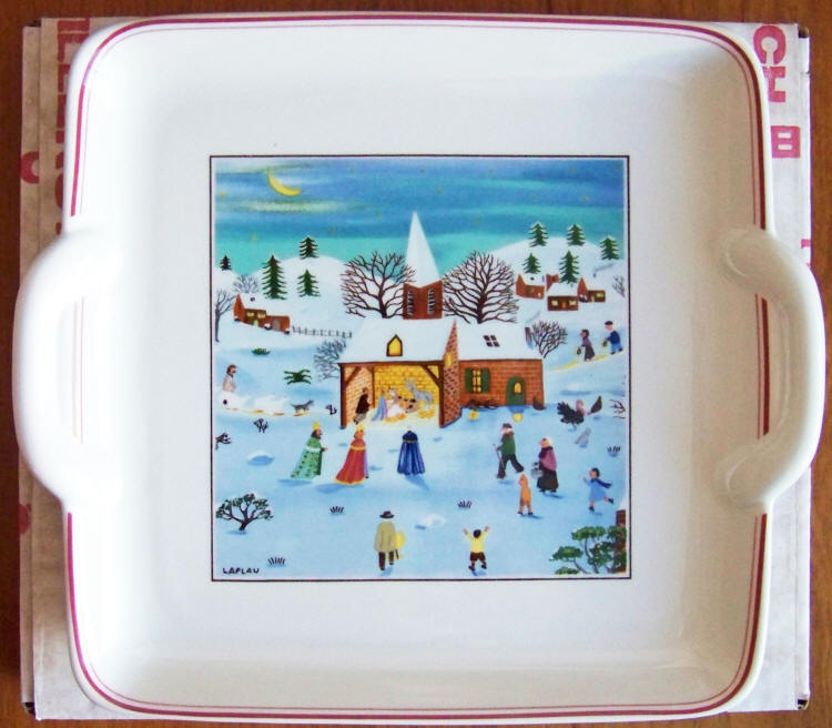 Naif Christmas Villeroy Boch Cake Platter top