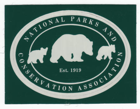 National Parks and Conservation Association Sticker