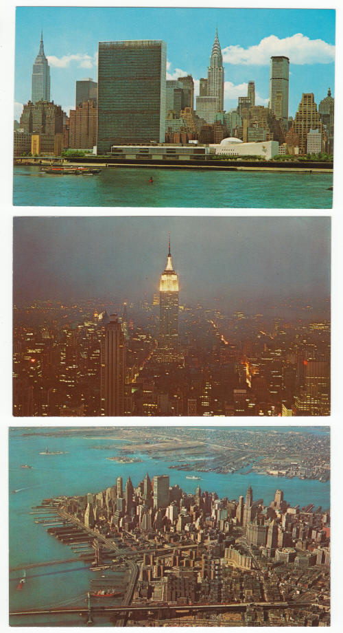 1960s New York City Post Cards