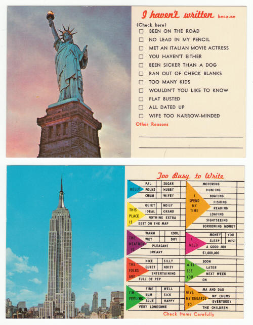 1960s New York City Post Cards