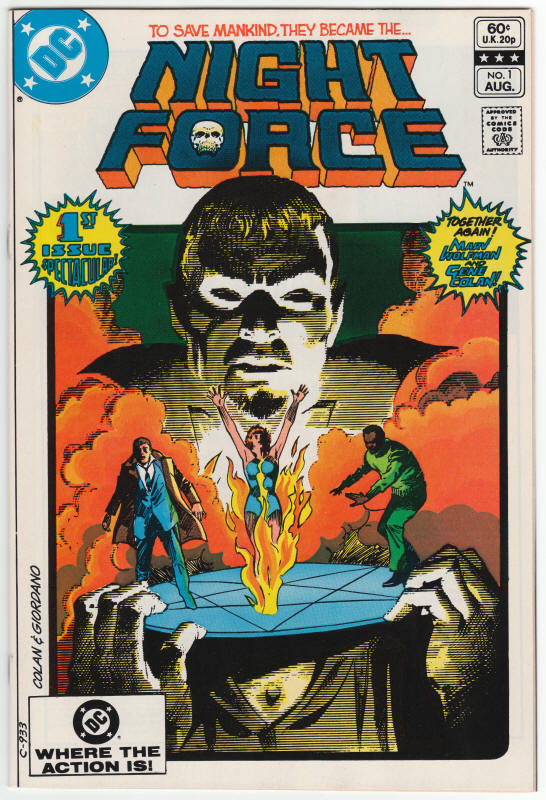 The Night Force 1 front cover