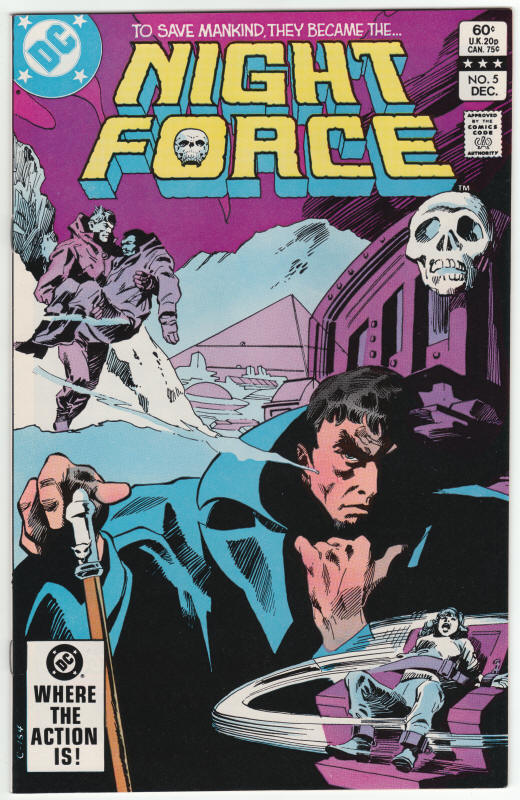 The Night Force 5 front cover