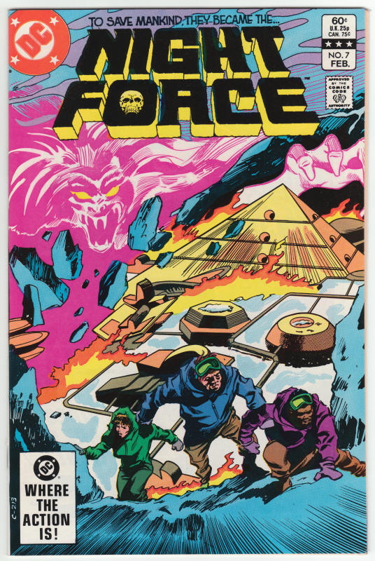 The Night Force 7 front cover