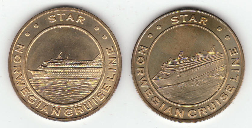 Norwegian Cruise Line Star Commemorative Coins obverse