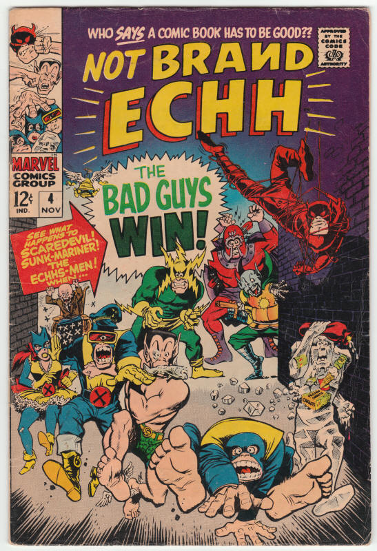 Not Brand Echh #4 front cover