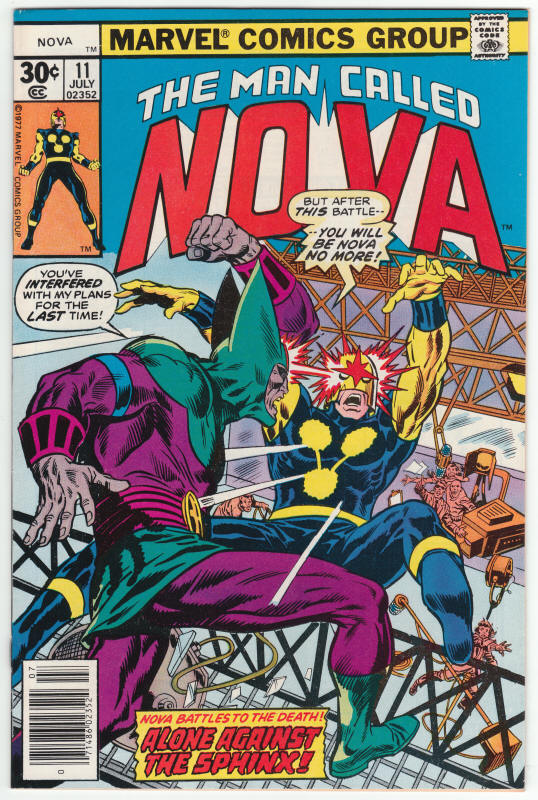 Nova #11 front cover