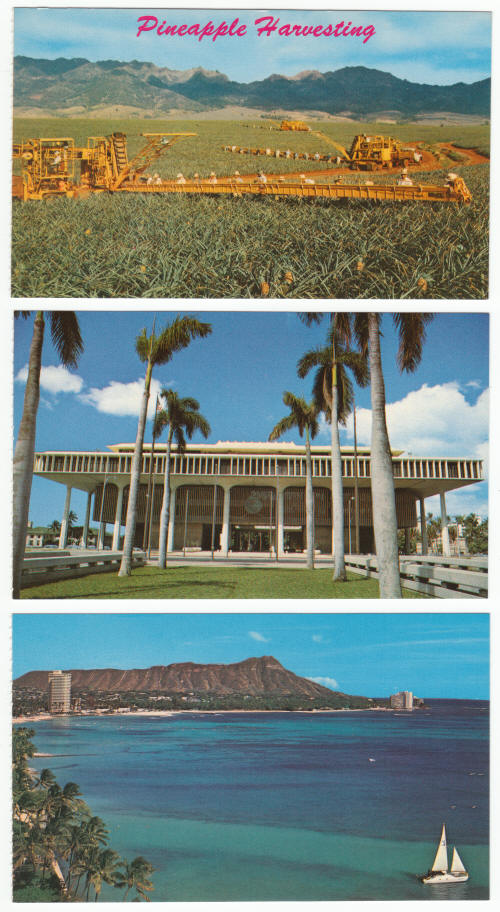 Oahu Hawaii Post Cards