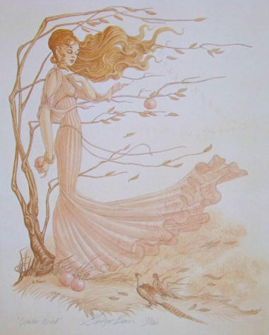 George Barr October Wind Signed and Numbered Print