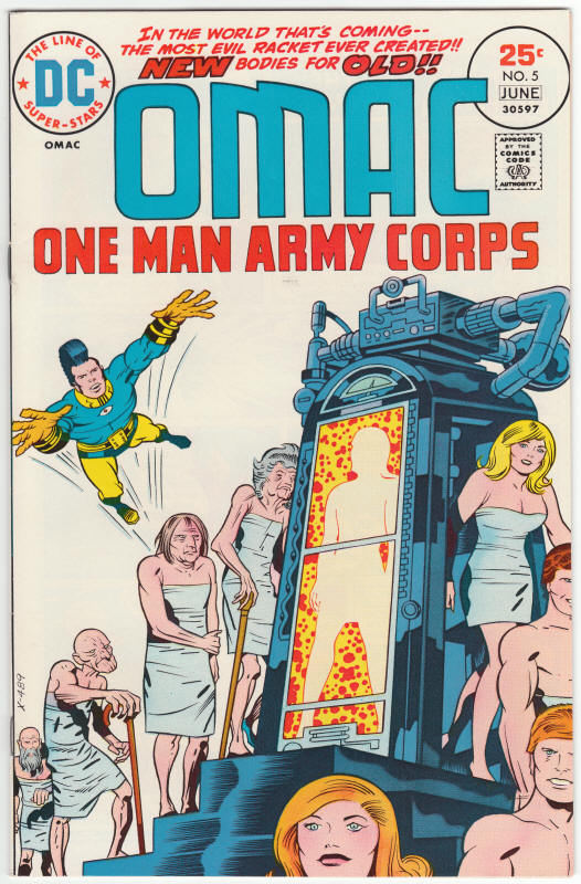OMAC 5 DC Comics For Sale Jack Kirby Artwork
