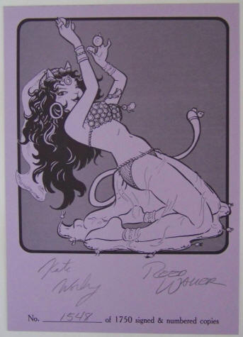 The Collected Omaha The Cat Dancer Volume 3 Signed Numbered Edition Book Plate