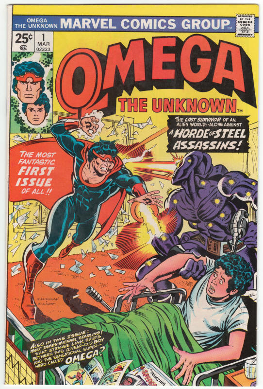 Omega The Unknown #1 front cover