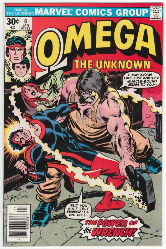 Omega The Unknown #6 front cover