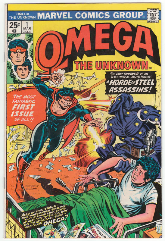 Omega The Unknown #1 front cover