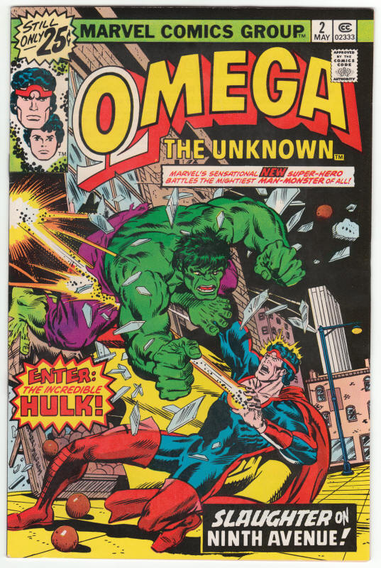 Omega The Unknown #2 front cover