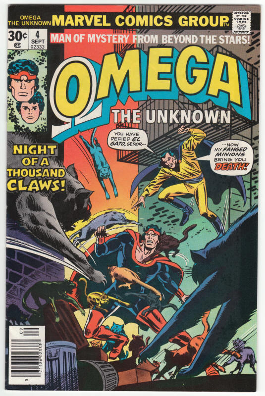 Omega The Unknown #4 front cover