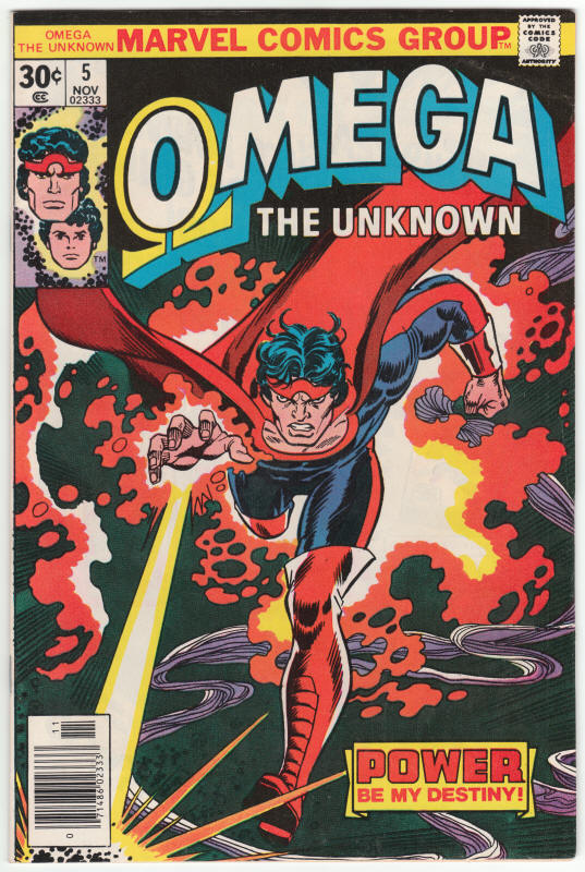 Omega The Unknown #5 front cover