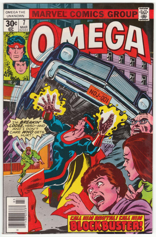 Omega The Unknown #7 front cover