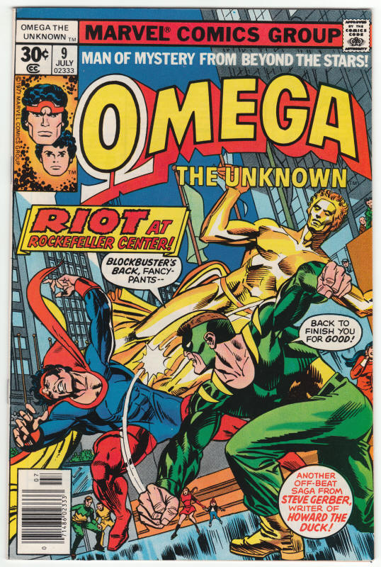 Omega The Unknown #9 front cover