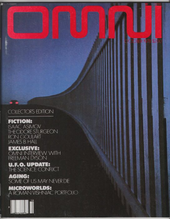 Omni Magazine #1 October 1978 front cover