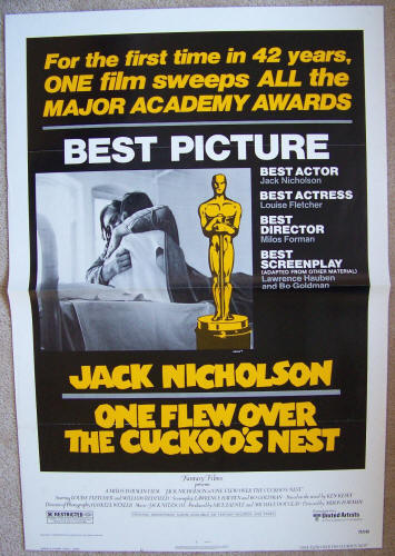 One Flew Over The Cuckoos Nest One Sheet Movie Poster