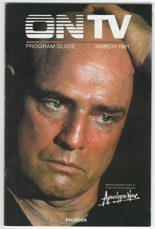On TV Program Guide March 1981 front cover