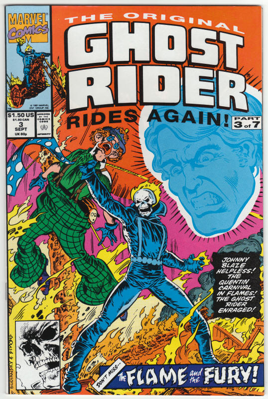 Original Ghost Rider Rides Again #3 front cover