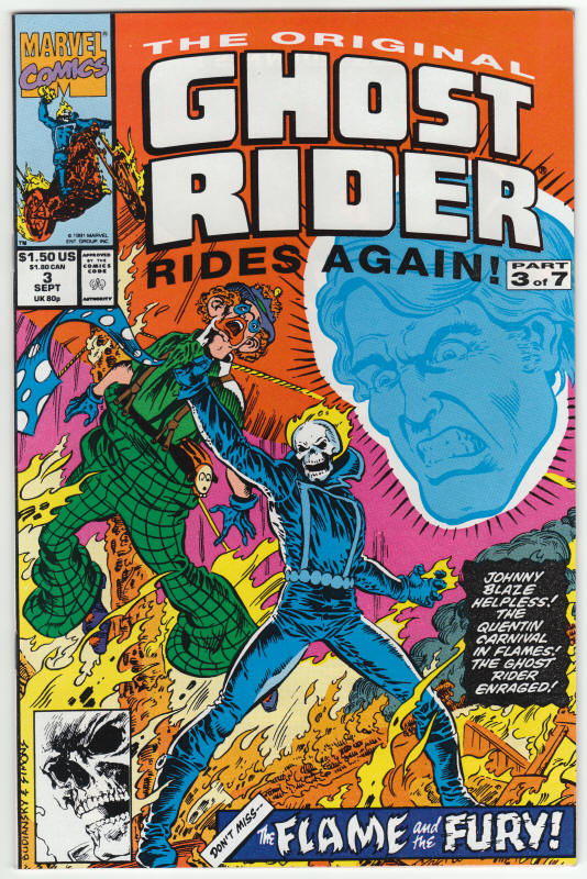 Original Ghost Rider Rides Again #3 front cover