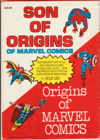 Origins Of Marvel Comics Son Of Origins Of Marvel Comics Slipcase