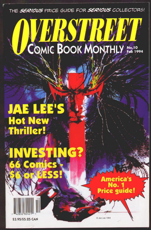 Overstreet Comic Book Monthly #10 front cover