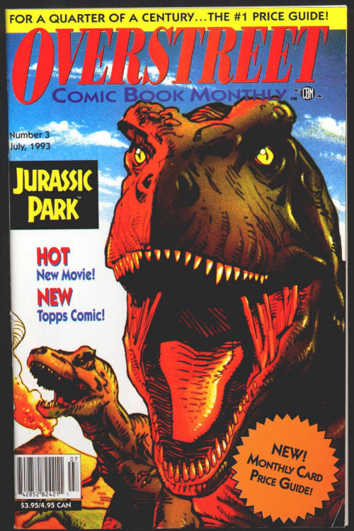 Overstreet Comic Book Monthly #3 front cover