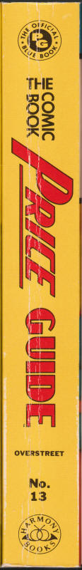 Overstreet Comic Book Price Guide #13 spine