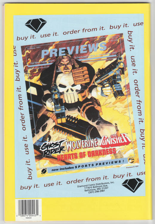 Overstreets Comic Book Price Update #19 back cover
