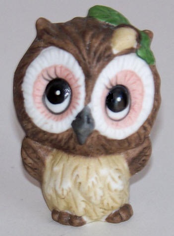 1975 George Good Josef Originals Ceramic Owl Figurine
