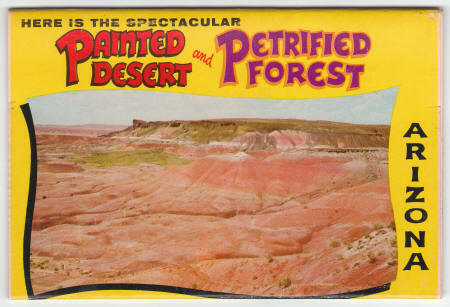 Painted Desert and Petrified Forest Souvenir Folder