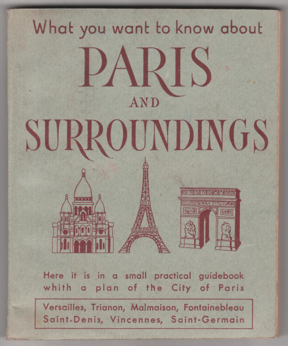Paris And Surroundings by Fernand Saimond front cover