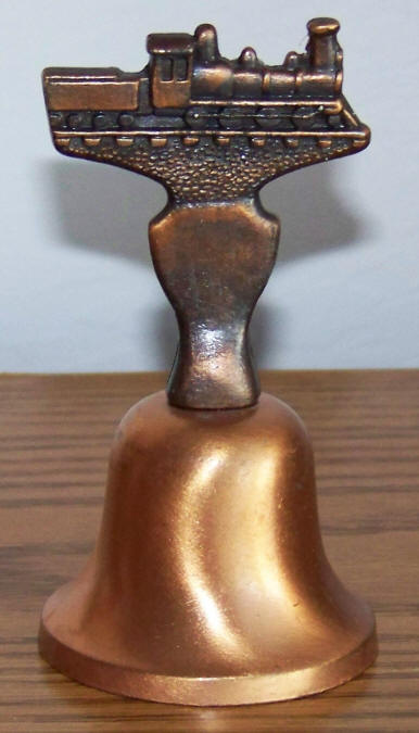 Pikes Peak Souvenir Copper Bell back