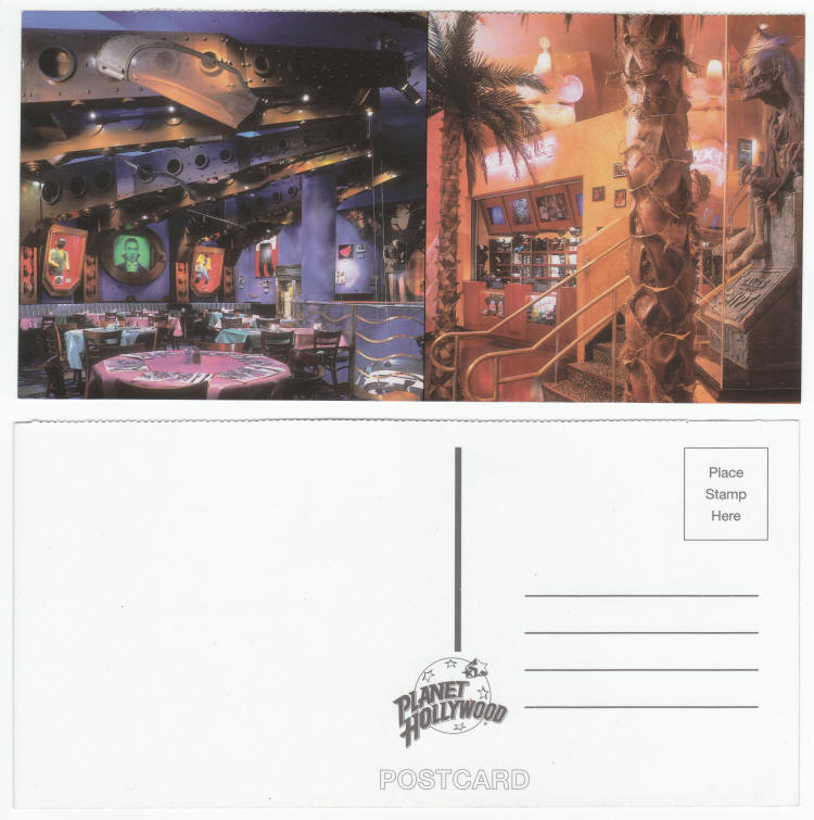 Planet Hollywood Post Card