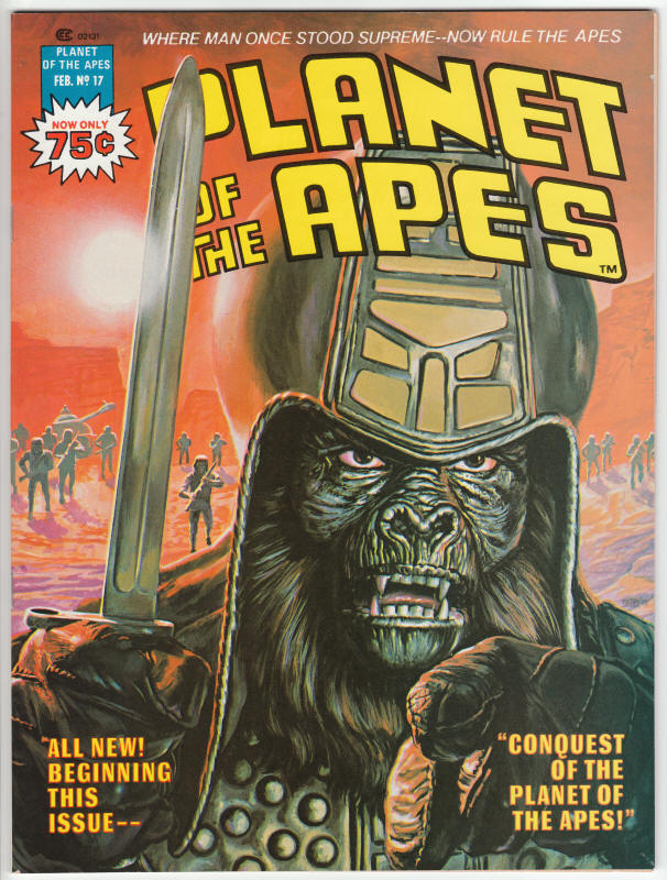 Planet Of The Apes Magazine #17 front cover