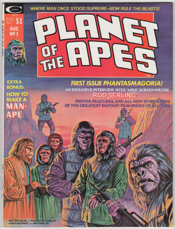 Planet Of The Apes Magazine #1 front cover
