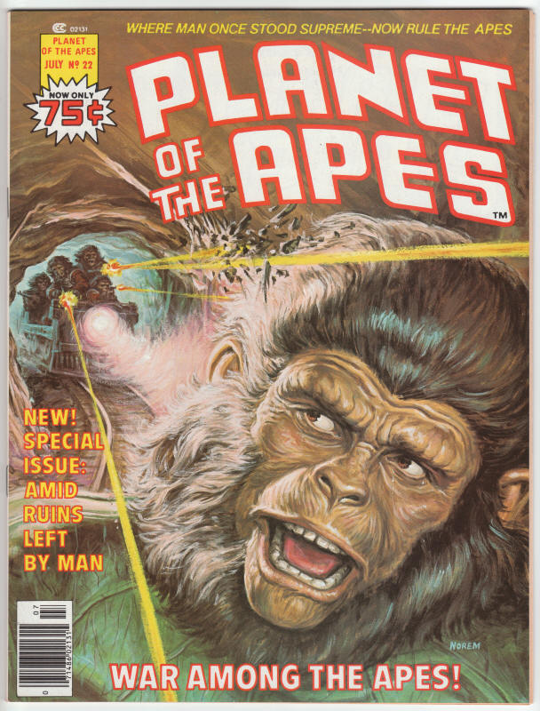 Planet Of The Apes Magazine #22 front cover