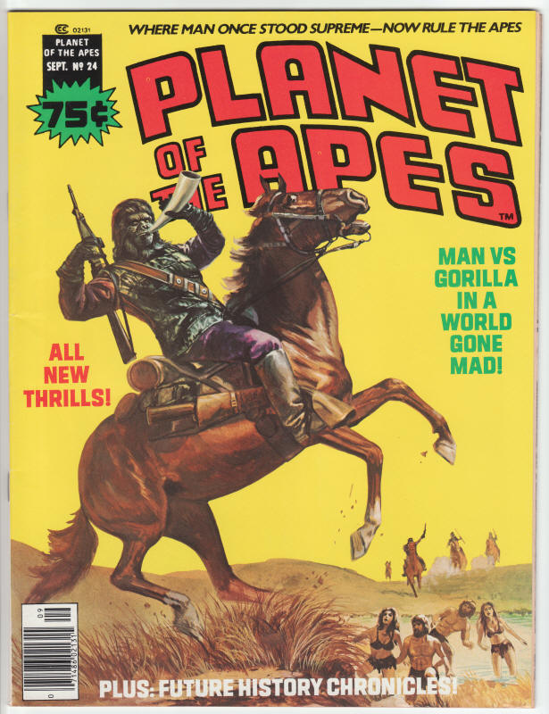 Planet Of The Apes Magazine #24 front cover