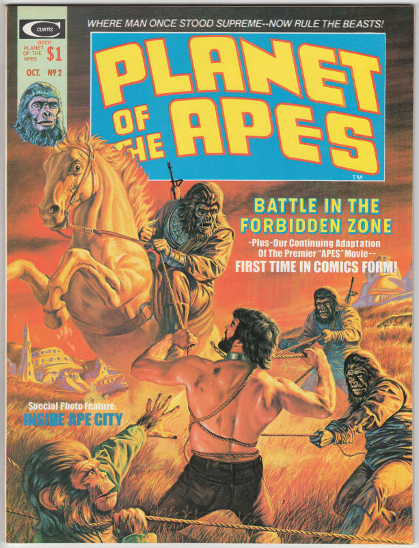 Planet Of The Apes Magazine #2 front cover