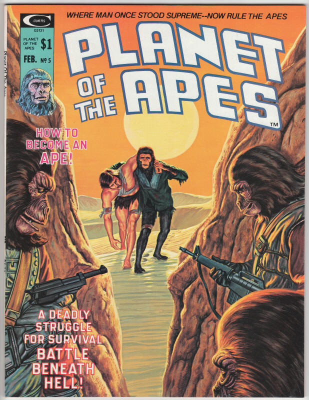 Planet Of The Apes Magazine #5 front cover