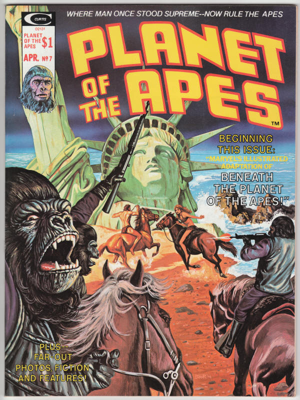 Planet Of The Apes Magazine #7 front cover