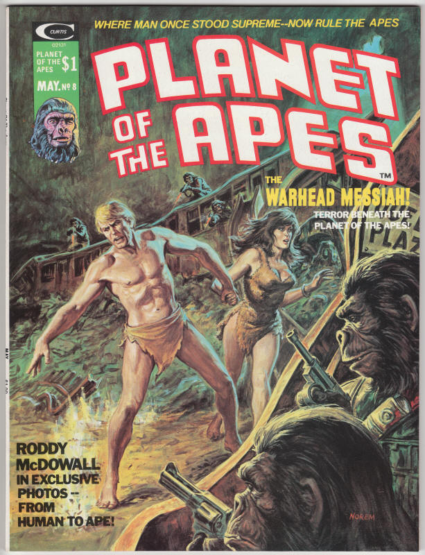 Planet Of The Apes Magazine #8 front cover
