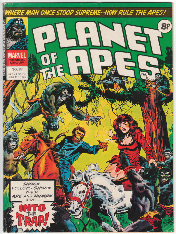 Planet Of The Apes #87 cover