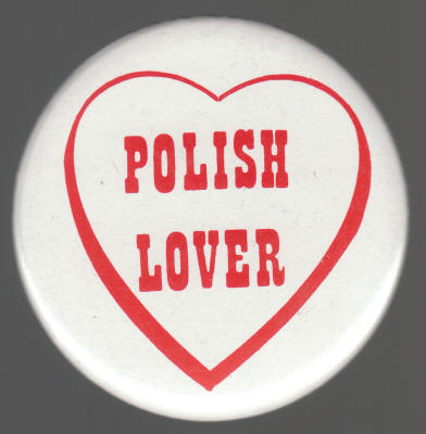 Polish Lover button