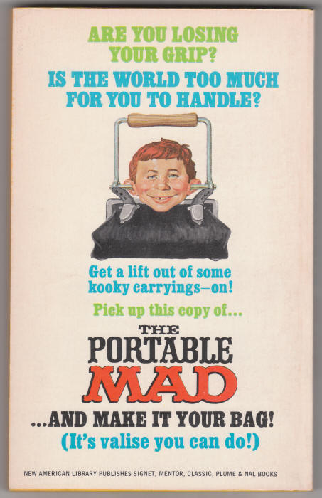 The Portable Mad paperback back cover